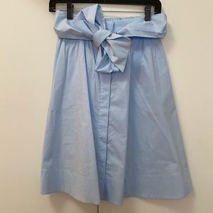 Powder Blue Cotton Circle Skirt Sz 00
